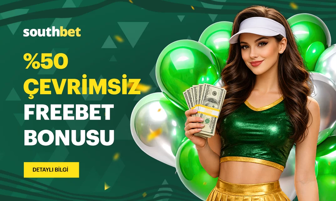 %50 çevrimsiz freebet bonusu